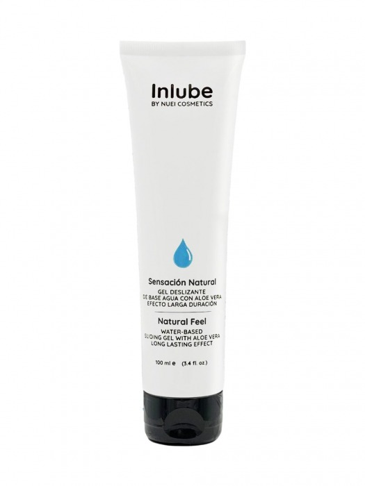 Интимный лубрикант с алоэ вера Inlube Natural Feel - 100 мл. - Nuei cosmetics - купить с доставкой в Батайске