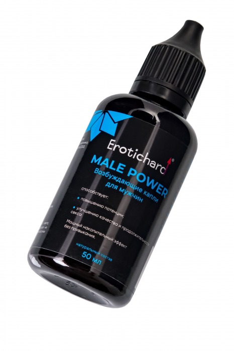 Капли для мужчин Erotichard Male Power - 50 мл. - Erotic Hard - купить с доставкой в Батайске