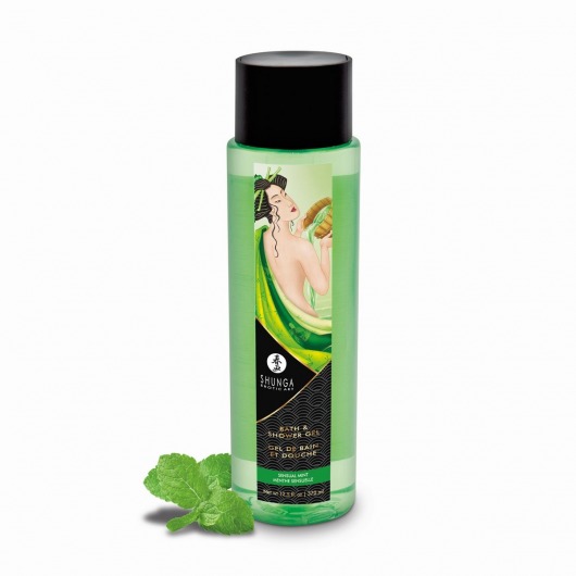 Гель для душа Sensual Mint с ароматом мяты - 370 мл. -  - Магазин феромонов в Батайске