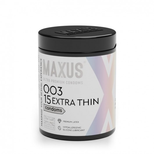 Экстремально тонкие презервативы MAXUS 003 Extra Thin - 15 шт. - Maxus - купить с доставкой в Батайске