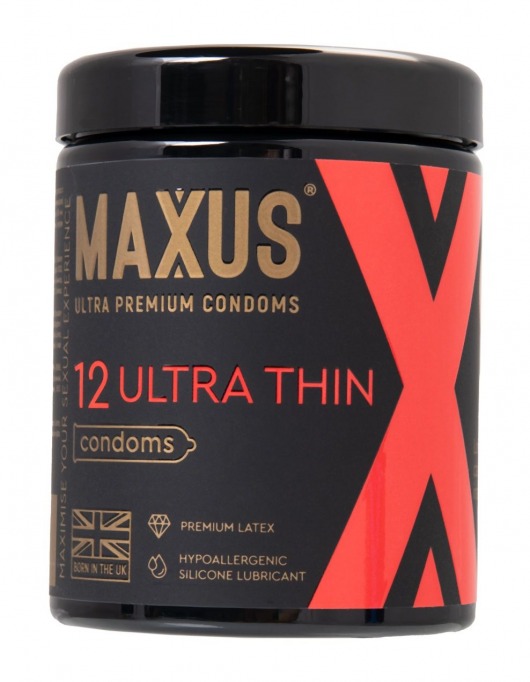 Ультратонкие презервативы MAXUS Ultra Thin - 12 шт. - Maxus - купить с доставкой в Батайске