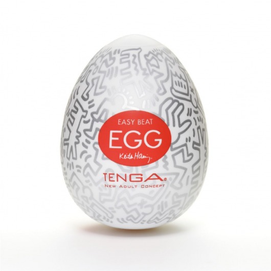 Мастурбатор-яйцо Keith Haring EGG PARTY - Tenga - в Батайске купить с доставкой