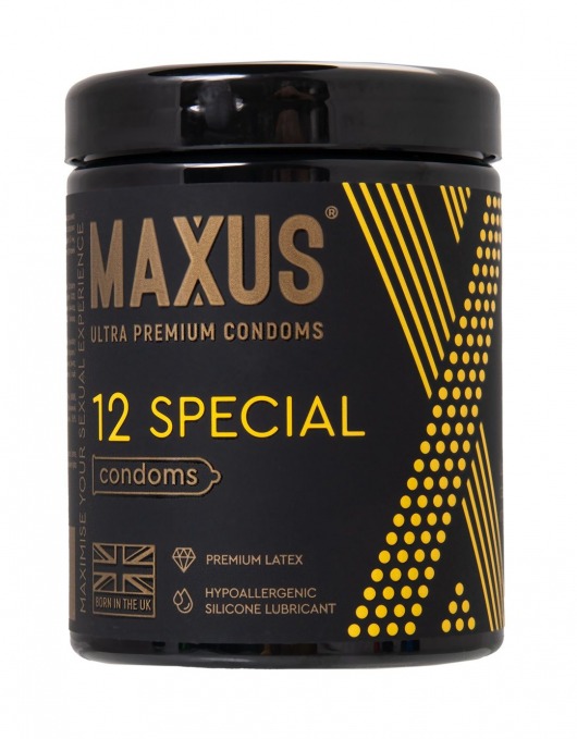 Презервативы с точками и рёбрами MAXUS Special - 12 шт. - Maxus - купить с доставкой в Батайске