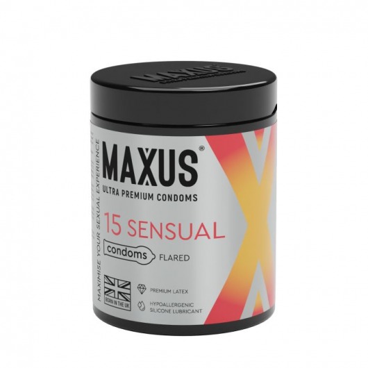 Анатомические презервативы MAXUS Sensual - 15 шт. - Maxus - купить с доставкой в Батайске