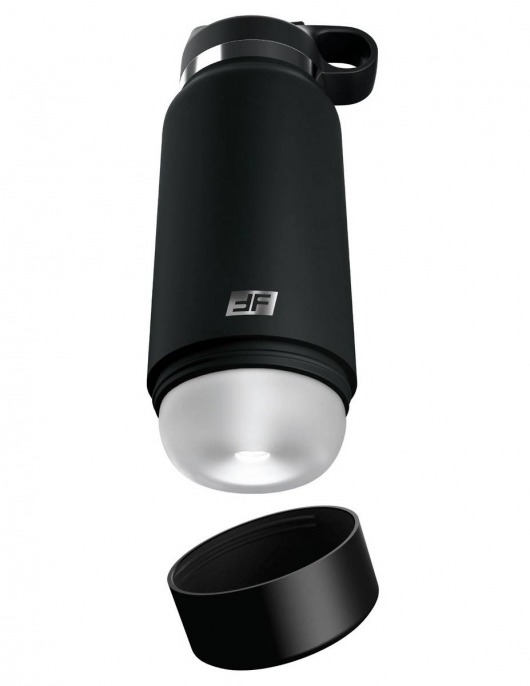 Черный мастурбатор в виде бутылки Fap Flask - Pipedream - в Батайске купить с доставкой