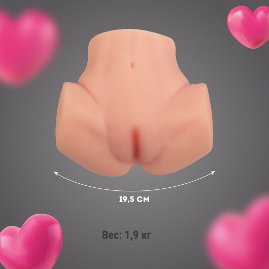 Мужской реалистичный мастурбатор с двумя рабочими отверстиями - Волшебная страна - в Батайске купить с доставкой