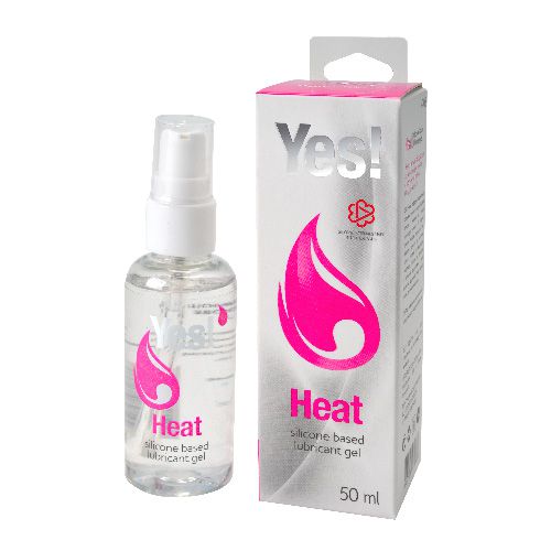 Возбуждающая силиконовая вагинальная смазка Yes Heat - 50 мл. - Sitabella - купить с доставкой в Батайске