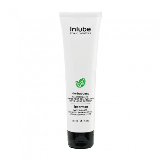 Водный лубрикант Nuei Inlube с алоэ вера и ароматом мяты - 100 мл. - Nuei cosmetics - купить с доставкой в Батайске