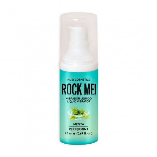 Жидкий вибратор Nuei Rock Me! с ароматом мяты - 20 мл. - Nuei cosmetics - купить с доставкой в Батайске