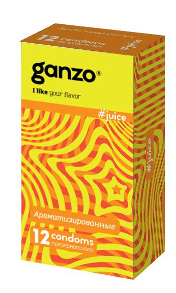 Ароматизированные презервативы Ganzo Juice - 12 шт. - Ganzo - купить с доставкой в Батайске