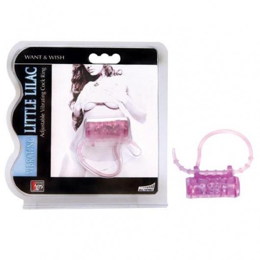 Эрекционное кольцо с вибратором LITTLE LILAC - Dream Toys - в Батайске купить с доставкой