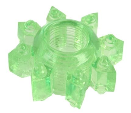 Зеленое эрекционное кольцо-звезда - Toyfa Basic - в Батайске купить с доставкой