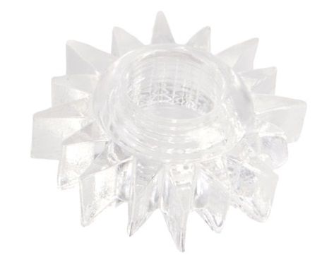 Прозрачное гелевое эрекционное кольцо-солнце - Toyfa Basic - в Батайске купить с доставкой