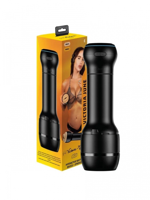 Мастурбатор-ротик с интерактивной насадкой PowerBlow   FeelVictoria Mouth - Kiiroo - в Батайске купить с доставкой