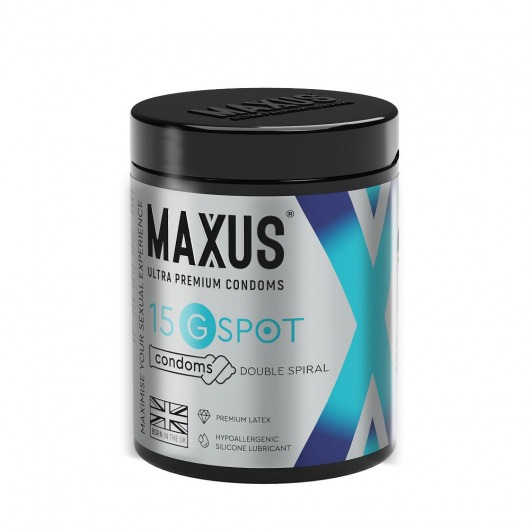 Гладкие презервативы Maxus G spot с двойной спиралью - 15 шт. - Maxus - купить с доставкой в Батайске