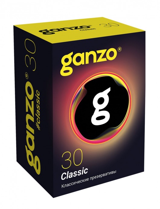 Классические презервативы с обильной смазкой Ganzo Classic - 30 шт. - Ganzo - купить с доставкой в Батайске
