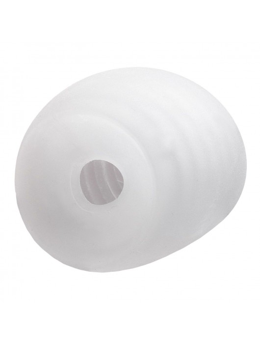 Белый мастурбатор-шар Lucky Ball Type 1 - MALESATION - в Батайске купить с доставкой