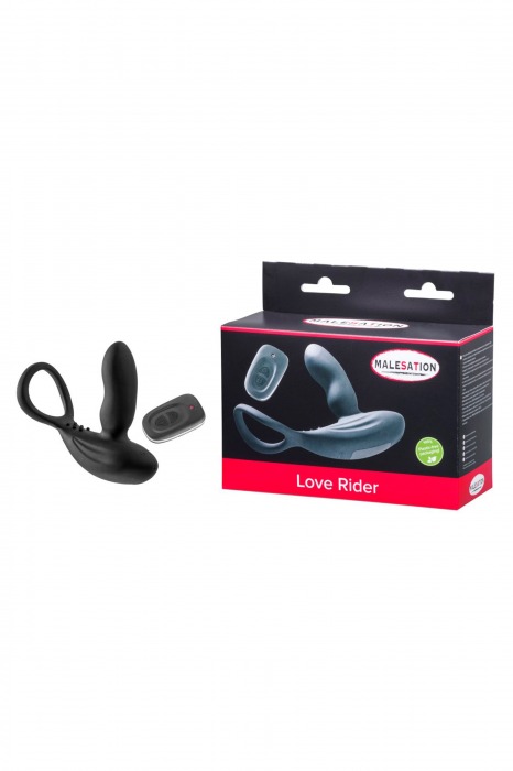 Стимулятор простаты с эрекционным кольцом Love Rider - MALESATION - в Батайске купить с доставкой