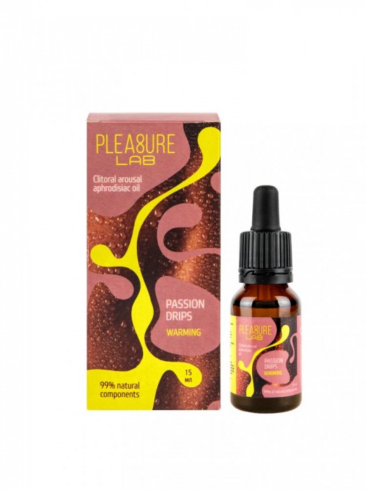 Капли с согревающим эффектом Passion Drips Warming - 15 мл. - Pleasure Lab - купить с доставкой в Батайске