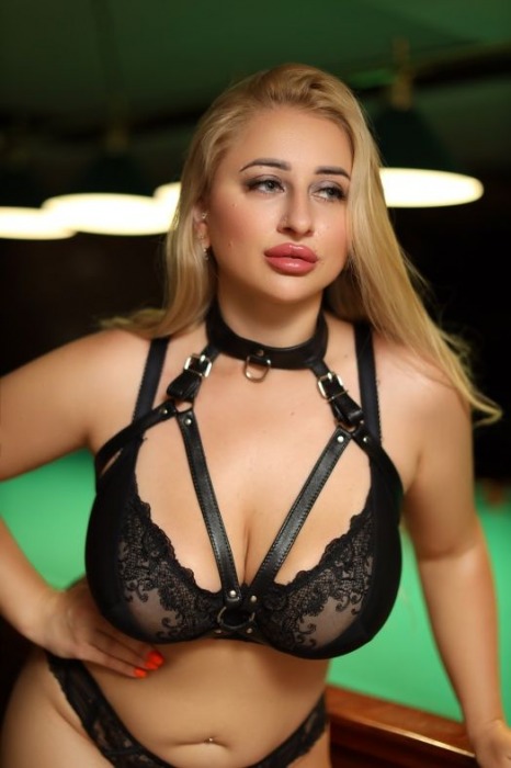 Черная кожаная сбруя с ошейником plus size из нежной кожи - БДСМ Арсенал - купить с доставкой в Батайске