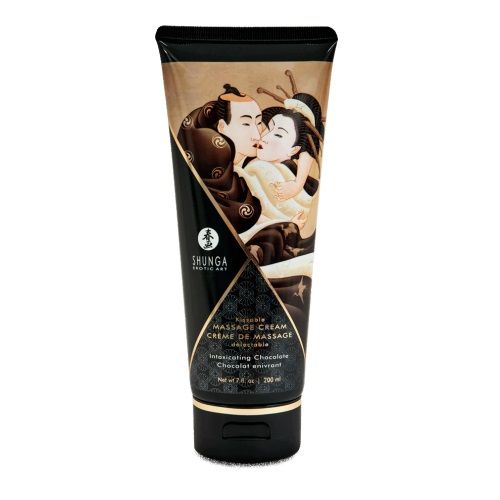 Массажный крем для тела с ароматом шоколада Intoxicating Chocolate - 200 мл. - Shunga - купить с доставкой в Батайске