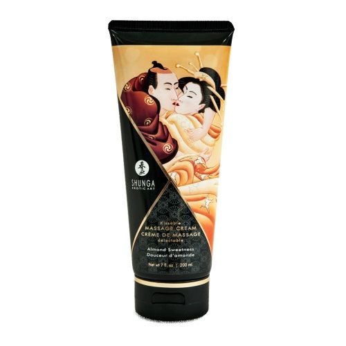 Массажный крем для тела с ароматом миндаля Almond Sweetness - 200 мл. - Shunga - купить с доставкой в Батайске