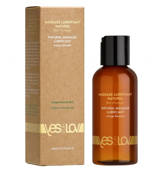 Натуральная массажная смазка Natural Lubricant Orange Blossom - 100 мл. - YESforLOV - купить с доставкой в Батайске
