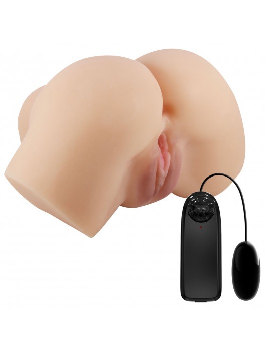 Телесный мастурбатор-полуторс Hailey с вибрацией - Baile - в Батайске купить с доставкой