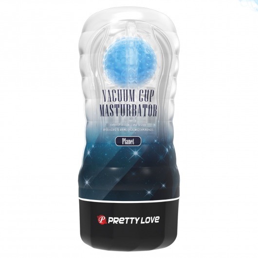Прозрачный текстурированный мастурбатор Vacuum Cup Masturbator Planet - Baile - в Батайске купить с доставкой