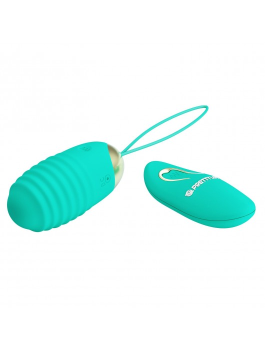 Зеленое виброяйцо Jessica с пультом ДУ - Baile