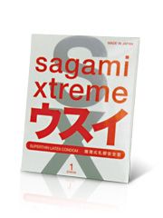 Ультратонкий презерватив Sagami Xtreme SUPERTHIN - 1 шт. - Sagami - купить с доставкой в Батайске