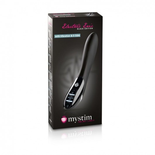Черный вибратор с миостимуляцией Mystim Electric Eric Black Edition - 27 см. - MyStim - купить с доставкой в Батайске