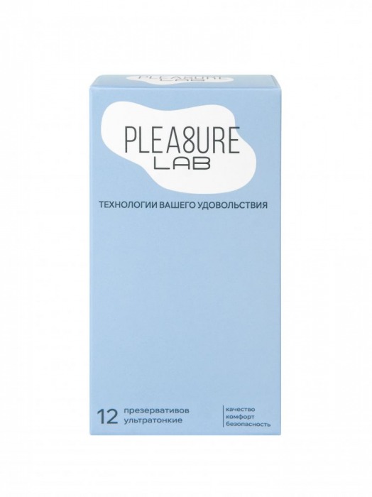 Ультратонкие презервативы Pleasure Lab - 12 шт. - Pleasure Lab - купить с доставкой в Батайске