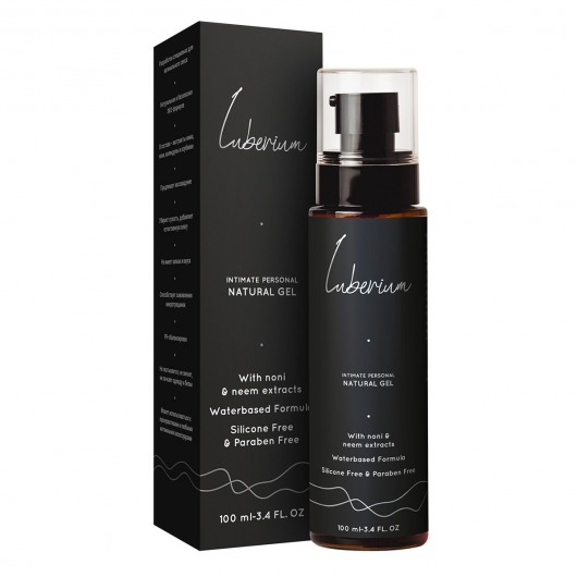 Интимный гель на водной основе с экстрактами нони и нима Luberium Natural Gel - 100 мл. - Luberium - купить с доставкой в Батайске