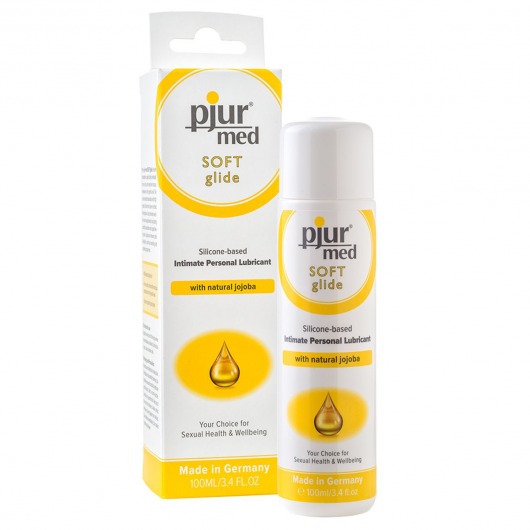 Силиконовый лубрикант с жожоба pjur MED Soft glide - 100 мл. - Pjur - купить с доставкой в Батайске