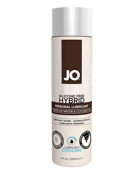 Водно-масляный лубрикант с охлаждающим эффектом JO Silicon free Hybrid Lubricant COOLING - 120 мл. - System JO - купить с доставкой в Батайске