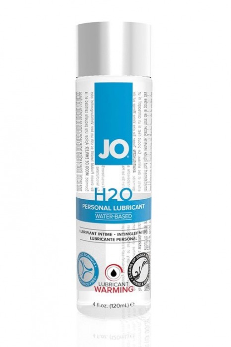 Возбуждающий лубрикант на водной основе JO Personal Lubricant H2O Warming - 120 мл. - System JO - купить с доставкой в Батайске