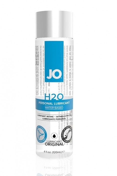 Нейтральный лубрикант на водной основе JO Personal Lubricant H2O - 120 мл. - System JO - купить с доставкой в Батайске