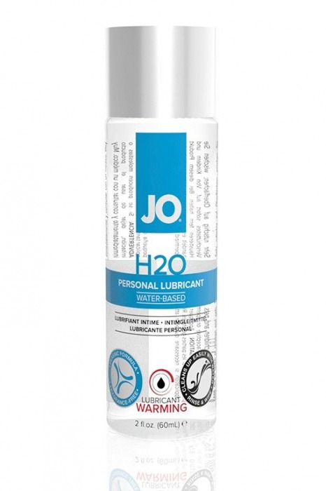 Возбуждающий лубрикант на водной основе JO Personal Lubricant H2O Warming - 60 мл. - System JO - купить с доставкой в Батайске