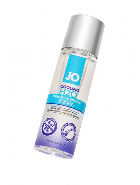 Охлаждающий лубрикант на водной основе JO Personal Lubricant H2O COOLING - 60 мл. - System JO - купить с доставкой в Батайске