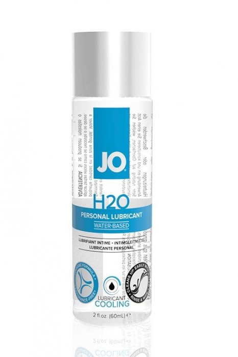 Охлаждающий лубрикант на водной основе JO Personal Lubricant H2O COOLING - 60 мл. - System JO - купить с доставкой в Батайске