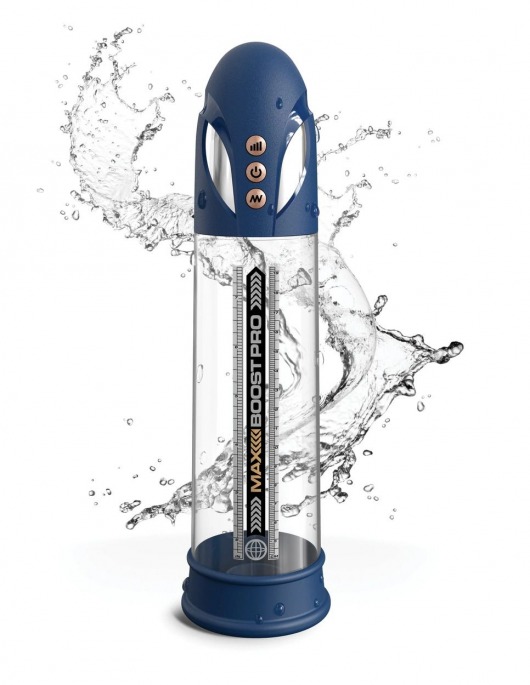 Синяя вакуумная автоматическая помпа Max Boost Pro Flow - Pipedream - в Батайске купить с доставкой