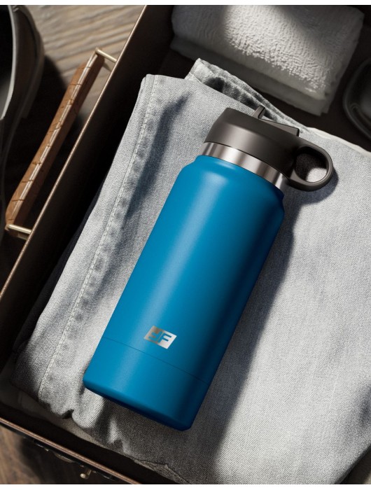 Смуглый мастурбатор-вагина в синей колбе F*ck Flask - Pipedream - в Батайске купить с доставкой