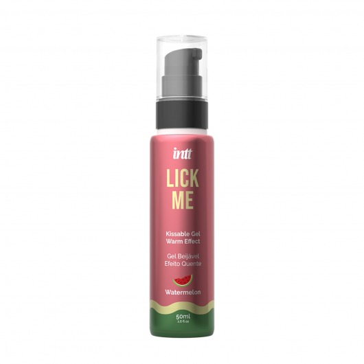 Гель Lick Me с согревающим эффектом и ароматом арбуза - 50 мл. - INTT - купить с доставкой в Батайске