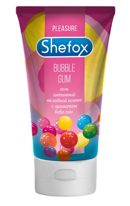 Интимная гель-смазка Shefox «Бабл гам» - 50 мл. - Shefox - купить с доставкой в Батайске