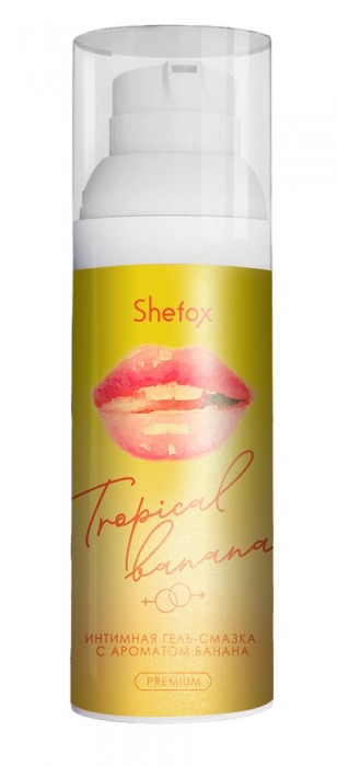 Интимная гель-смазка Shefox Premium «Тропический банан» - 50 мл. - Shefox - купить с доставкой в Батайске