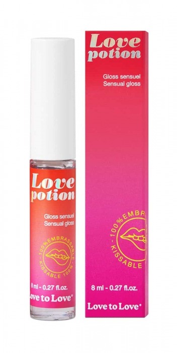 Возбуждающий блеск для губ Love Potion - 8 мл. - Love to Love - купить с доставкой в Батайске