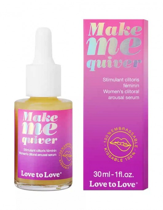 Возбуждающие капли для клитора Make Me Quiver - 30 мл. - Love to Love - купить с доставкой в Батайске