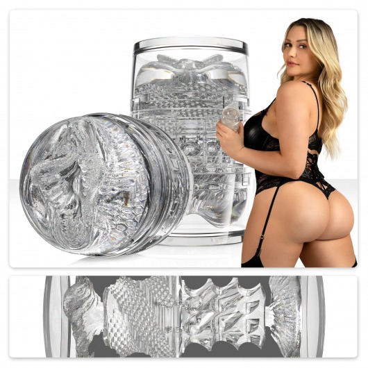 Прозрачный двусторонний мастурбатор Fleshlight Quickshot Mia Malkova - Fleshlight - в Батайске купить с доставкой