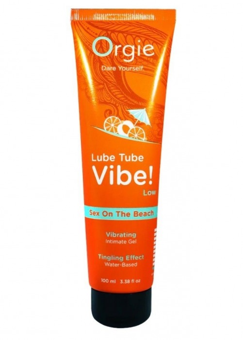 Гель с эффектом вибрации Lube Tube Vibe Low Sex On The Beach - 100 мл. - ORGIE - купить с доставкой в Батайске